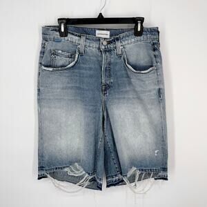 Cotton Citizen Women's NEW Christy Shorts Recycled Cotton Denim Sz 28 Swall Wash